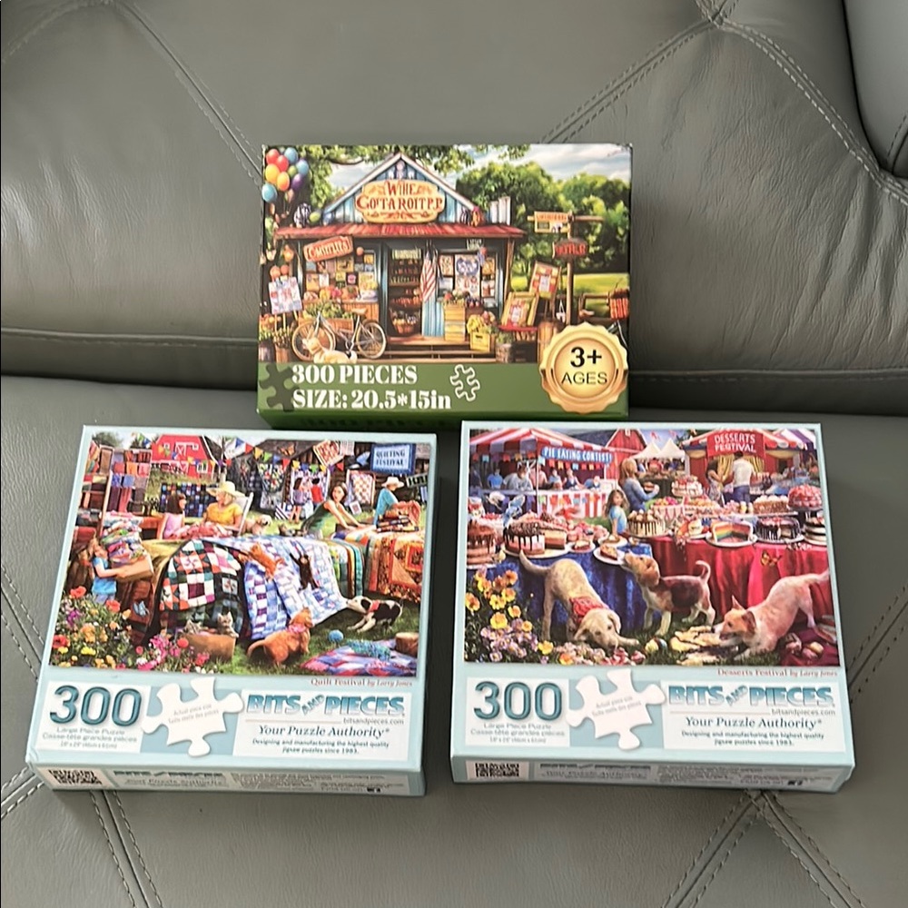 Colorful Jigsaw Puzzle Set